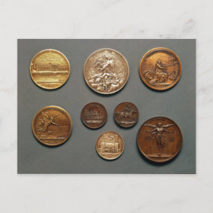 Cartão Postal Seleção das medalhas