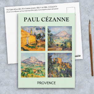 Cartão Postal Seleção de Obras-Primas da Paisagem de Paul Cezann