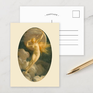 Cartão Postal Selene, Deusa da Lua   Jules Machard