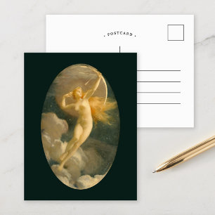 Cartão Postal Selene, Deusa da Lua   Jules Machard