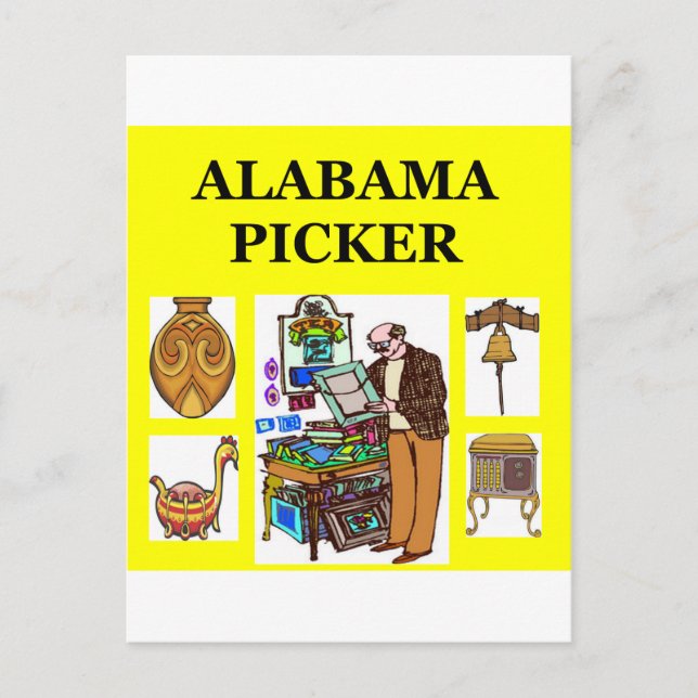 Cartão Postal Seletor ALABAMA (Frente)