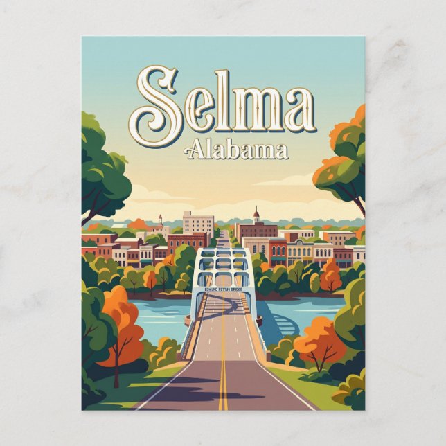 Cartão Postal Selma EUA (Frente)