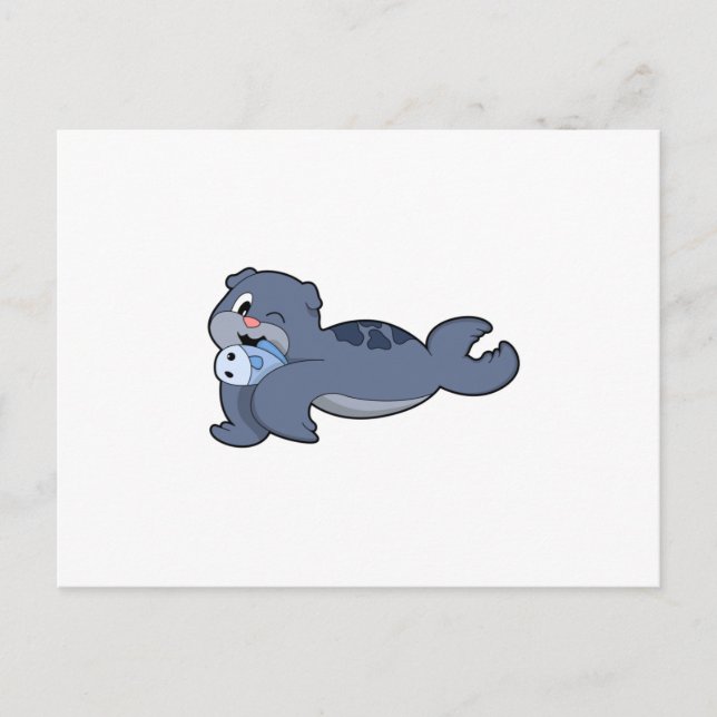 Cartão Postal Selo com Peixe (3).PNG (Frente)