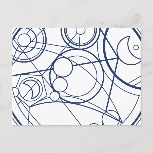 Cartão Postal Selo de alienígena (Frente)