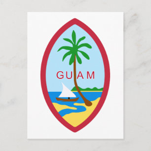 Cartão Postal Selo de Guam GU