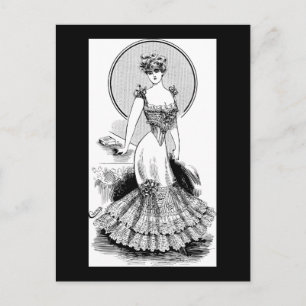 Cartão Postal Selo de Moda 1906