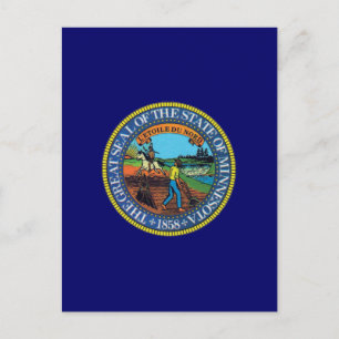 Cartão Postal Selo do Estado de Minnesota