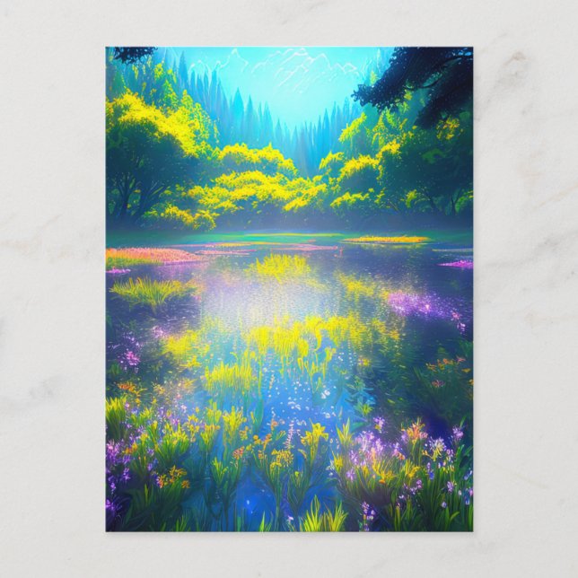 Cartão Postal Selvagem Radiante (Frente)