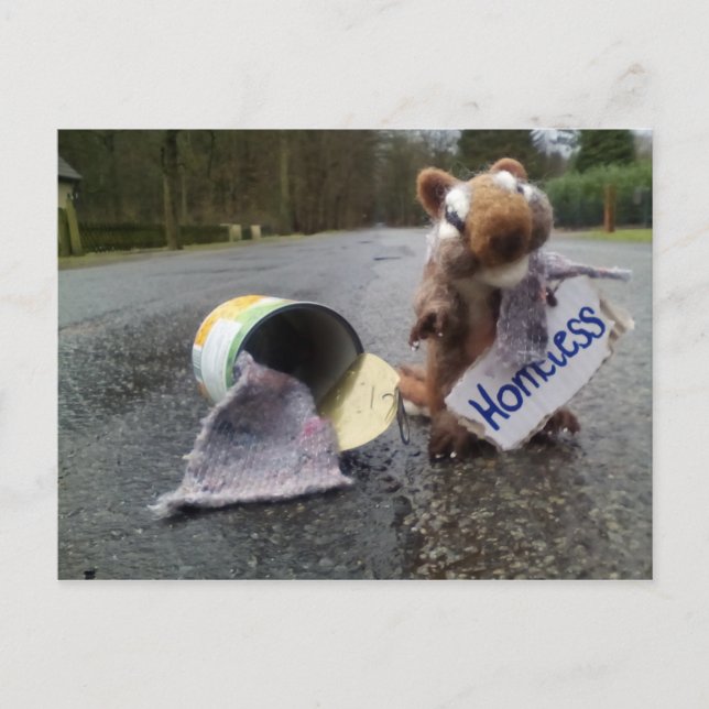 Cartão Postal Sem abrigo (Frente)