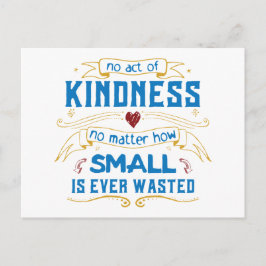 Cartão Postal Sem Ato de Bondade