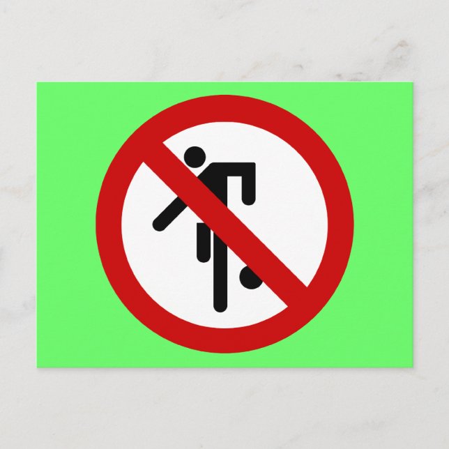 Cartão Postal SEM Ball Games ⚠ Tailandês Park Sinal ⚠ (Frente)