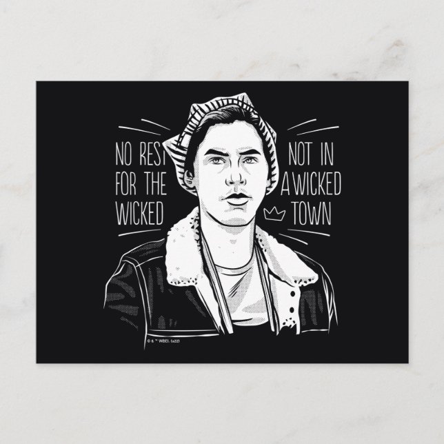 Cartão Postal Sem Descanso Para Os Maus (Frente)