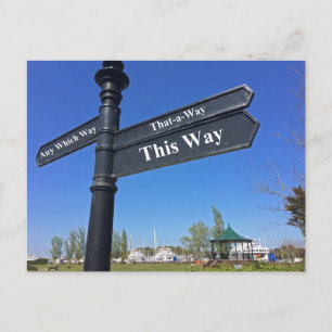 Cartão Postal 'Sem Direção'