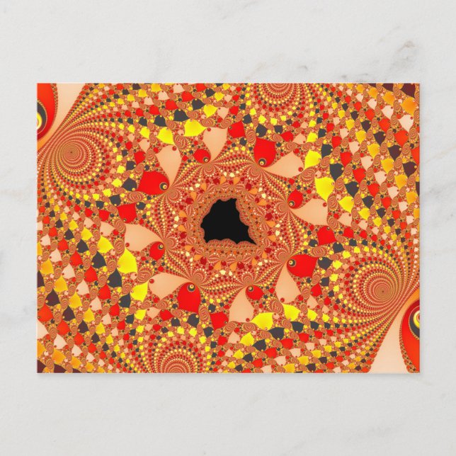 Cartão Postal Sem Forma - Fractal (Frente)