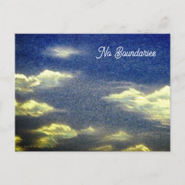 Cartão Postal Sem Limites Céu Azul