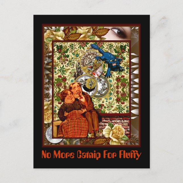 Cartão Postal Sem Mais Capturas Para Fluffy (Frente)