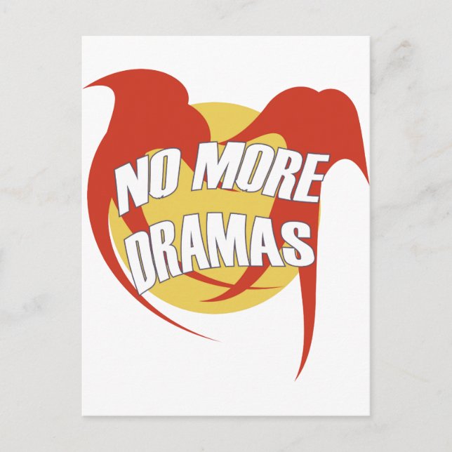 CARTÃO POSTAL SEM MAIS DRAMAS (Frente)