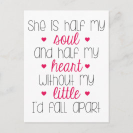 Cartão Postal Sem Meu Pequeno