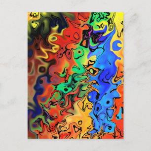 Cartão Postal Sem pressa: Abstrato 44
