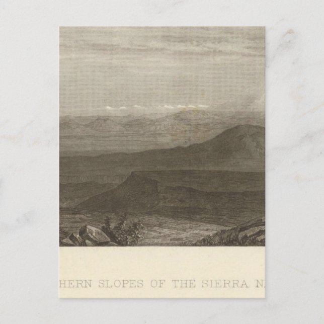 Cartão Postal Sem Slopes da Serra Nevada (Frente)