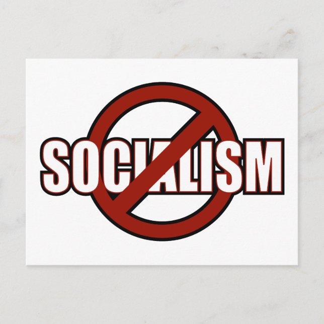 Cartão Postal Sem socialismo (Frente)