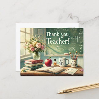 Cartão Postal Semana de Agradecimento aos Professores