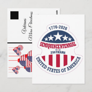 Cartão Postal Semiquincentenário dos Estados Unidos: Ano Novo 20