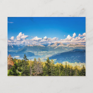 Cartão Postal Semnoz, Annecy, fotografia cênica da França