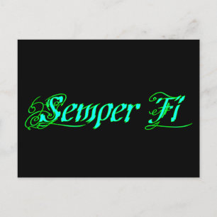 Cartão Postal Semper Fi