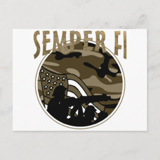 Cartão Postal Semper Fi
