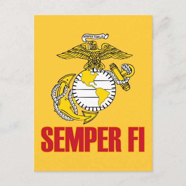 Cartão Postal Semper Fi [EGA] (Frente)