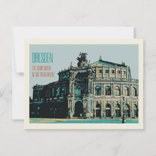Cartão Postal Semperoper Opera House & Concert Hall, Dresden