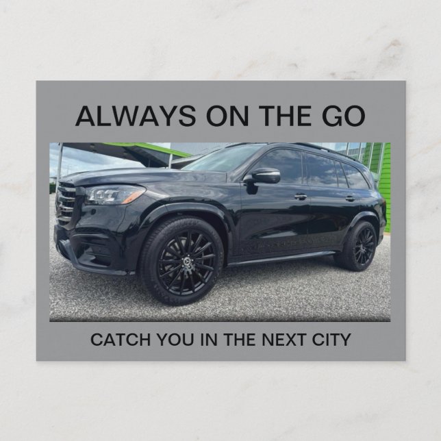 Cartão Postal Sempre em movimento (Frente)