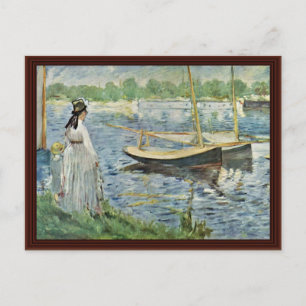 Cartão Postal Sena Na Argentina Por Manet Edouard