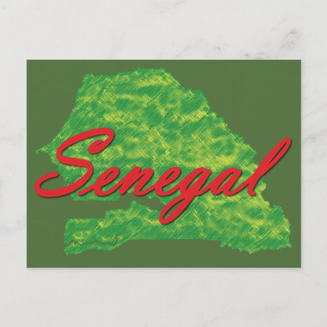 Cartão Postal Senegal (Frente)