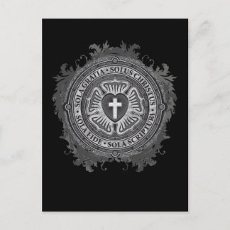 Cartão Postal "Senhor cristão CRISTÃO de Jesus do rosa de Luther