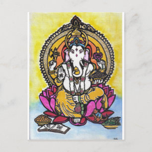 Cartão Postal Senhor Ganesha