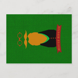 Cartão Postal Senhor Hipster