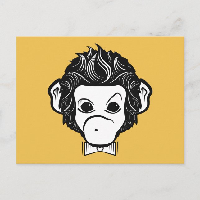 Cartão Postal senhor macaco (Frente)
