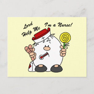 Cartão Postal Senhor me ajude, sou enfermeira