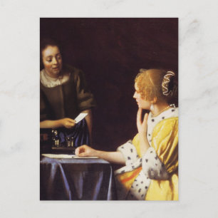 Cartão Postal Senhora e Maid