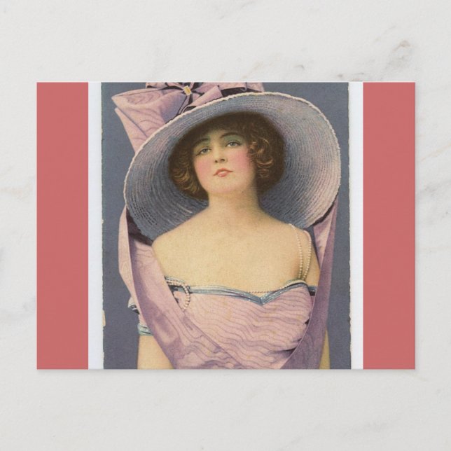 Cartão Postal senhora fada (Frente)