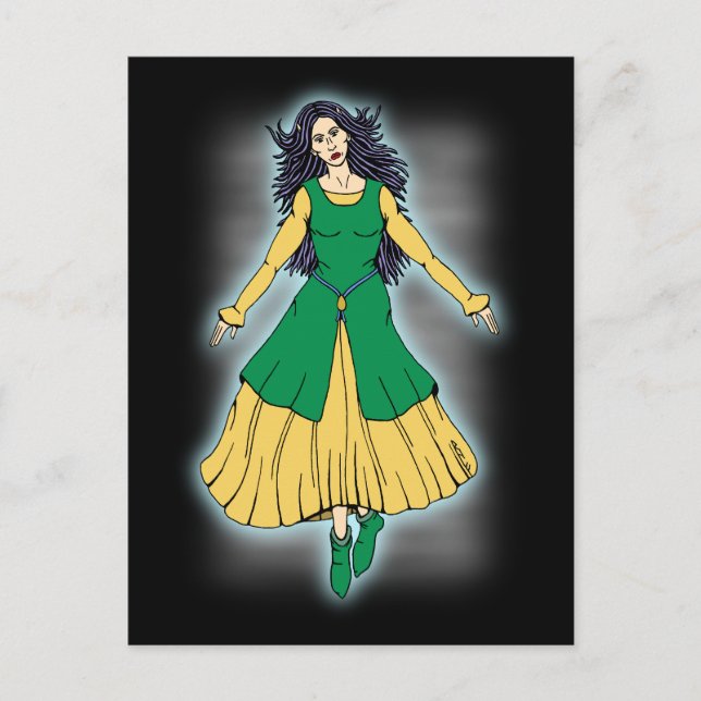 Cartão Postal Senhora Leanan Sidhe (Frente)
