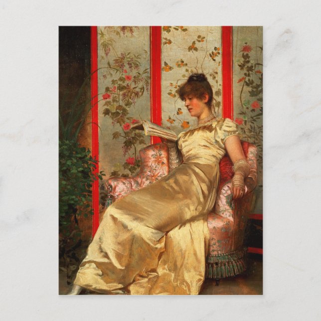 Cartão Postal Senhora Leitura (Frente)