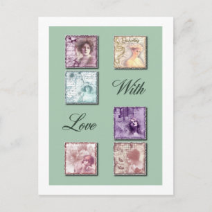 Cartão Postal Senhoras Elegantes