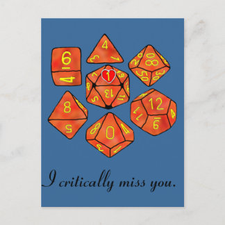 Cartão Postal Senhorita crítica