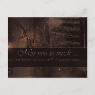 Cartão Postal SenhoritaVocêMuito