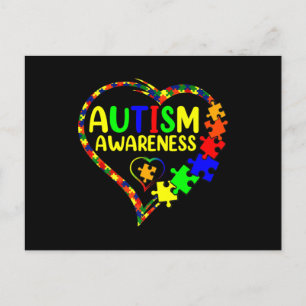 Cartão Postal Sensibilização Mundial para o Autismo 2 de abril d