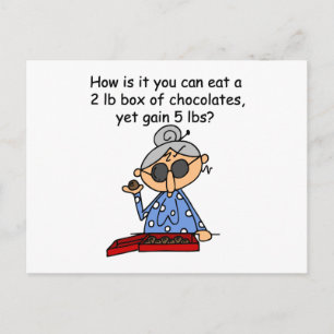 Cartão Postal Sensor de Chocolate