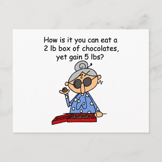 Cartão Postal Sensor de Chocolate (Frente)